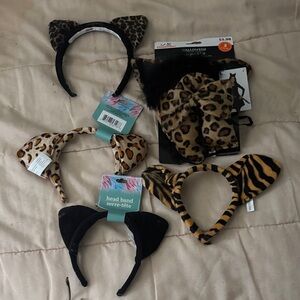 Animal Print Headband Set